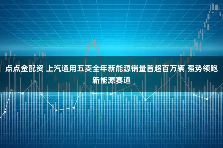 点点金配资 上汽通用五菱全年新能源销量首超百万辆 强势领跑新能源赛道